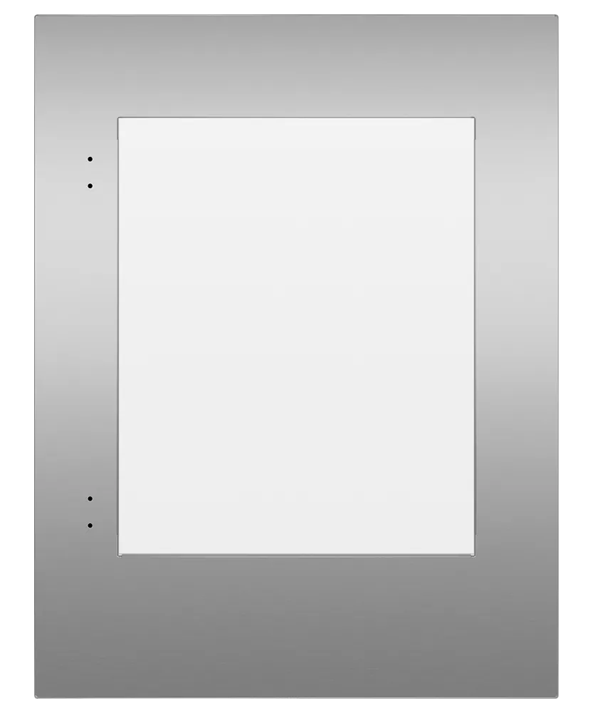 Fisher & Paykel RD2435VR Framed Stainless Right-Hinge Door Panel For Integrated Undercounter Wine & Beverage, 60Cm