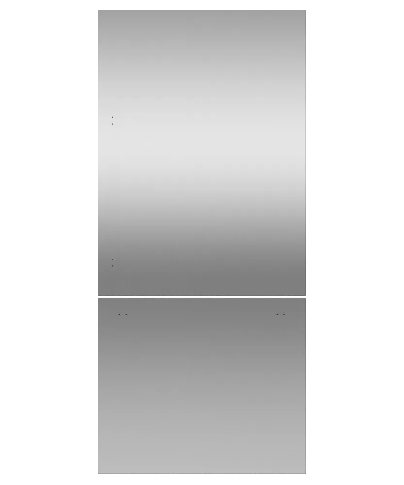 Fisher & Paykel RD3684WRD Door Panel For Integrated Refrigerator Freezer, 36", Right Hinge