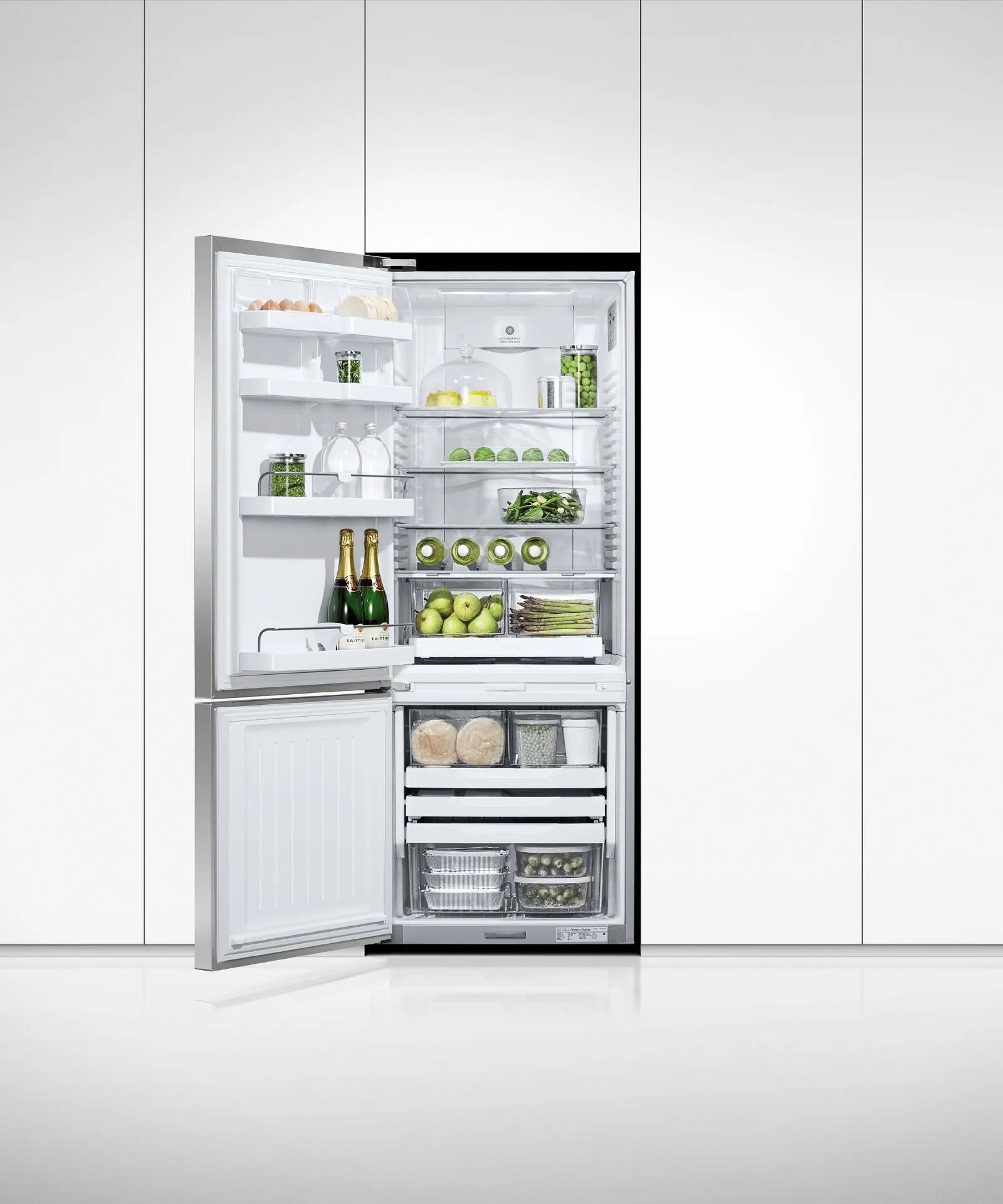 Fisher & Paykel RF135BDLX4 Freestanding Refrigerator Freezer, 25", 13.5 Cu Ft