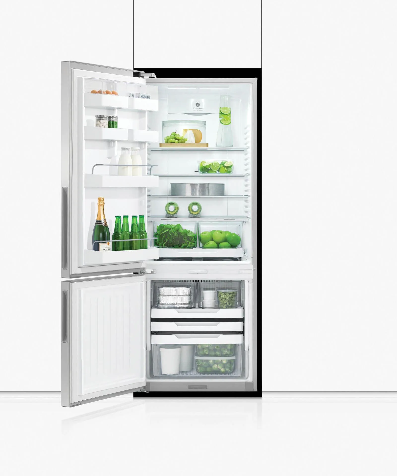 Fisher & Paykel RF135BLPJX6N Freestanding Refrigerator Freezer, 25", 13.5 Cu Ft, Ice