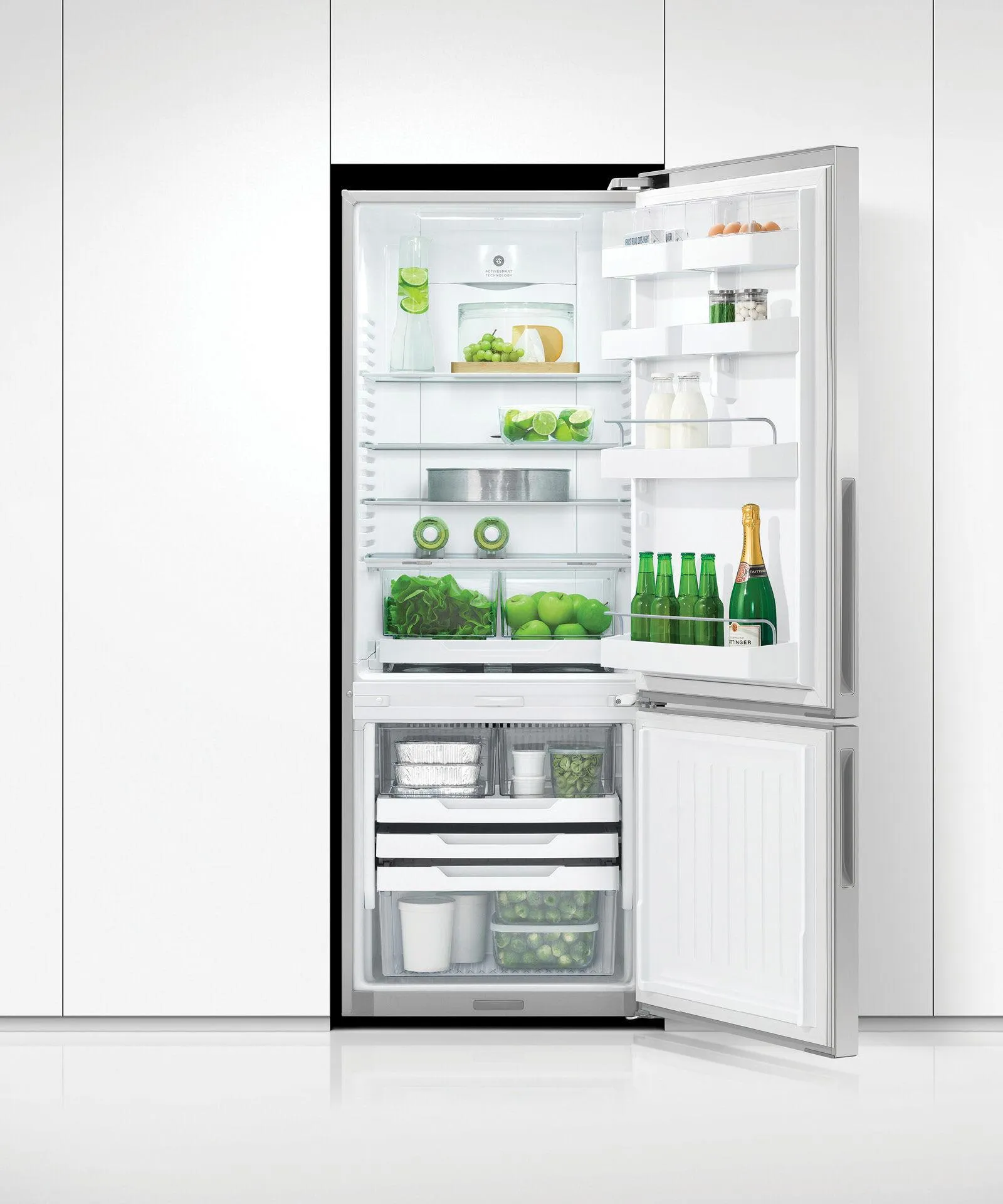 Fisher & Paykel RF135BRPJX6 Freestanding Refrigerator Freezer, 25", 13.5 Cu Ft, Ice