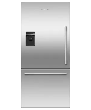 Fisher & Paykel RF170WLHUX1 Freestanding Refrigerator Freezer, 32", 17.5 Cu Ft, Ice & Water