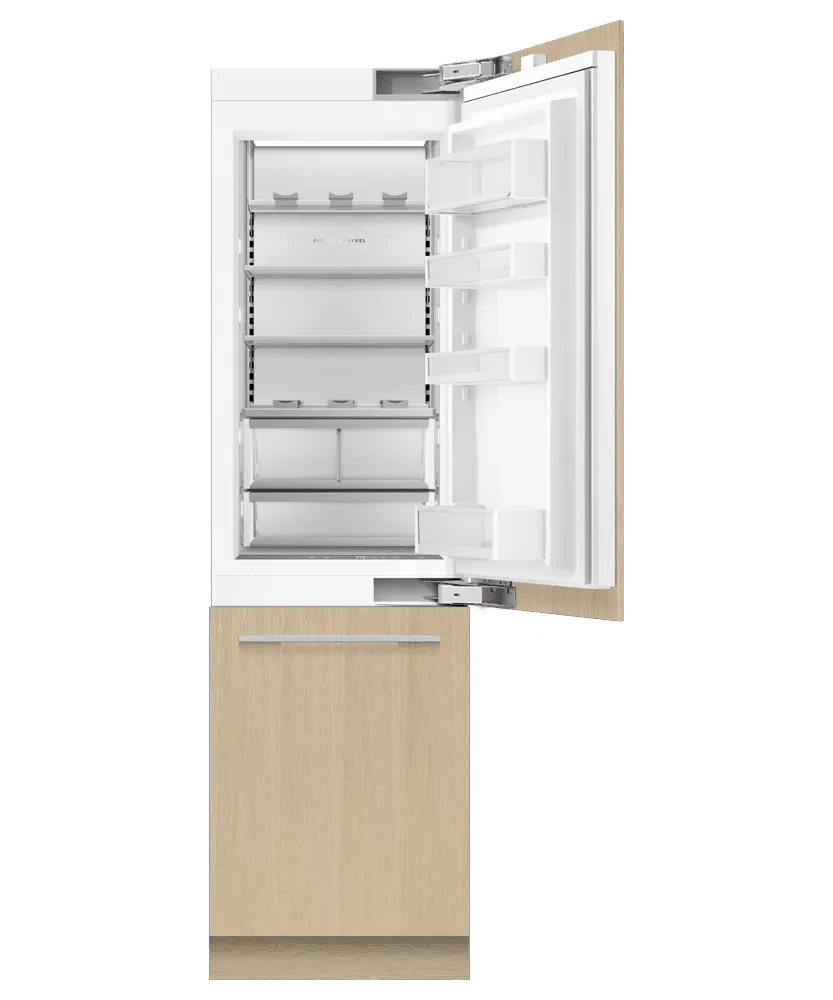 Fisher & Paykel RS2484WRU1 Integrated Refrigerator Freezer, 24", Ice & Water