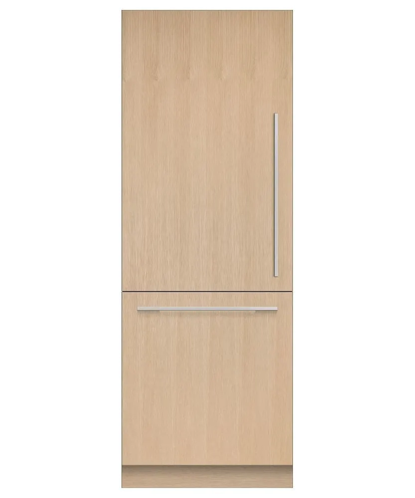 Fisher & Paykel RS2484WRU1 Integrated Refrigerator Freezer, 24", Ice & Water