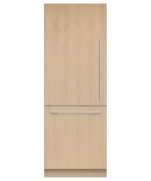 Fisher & Paykel RS2484WRU1 Integrated Refrigerator Freezer, 24", Ice & Water