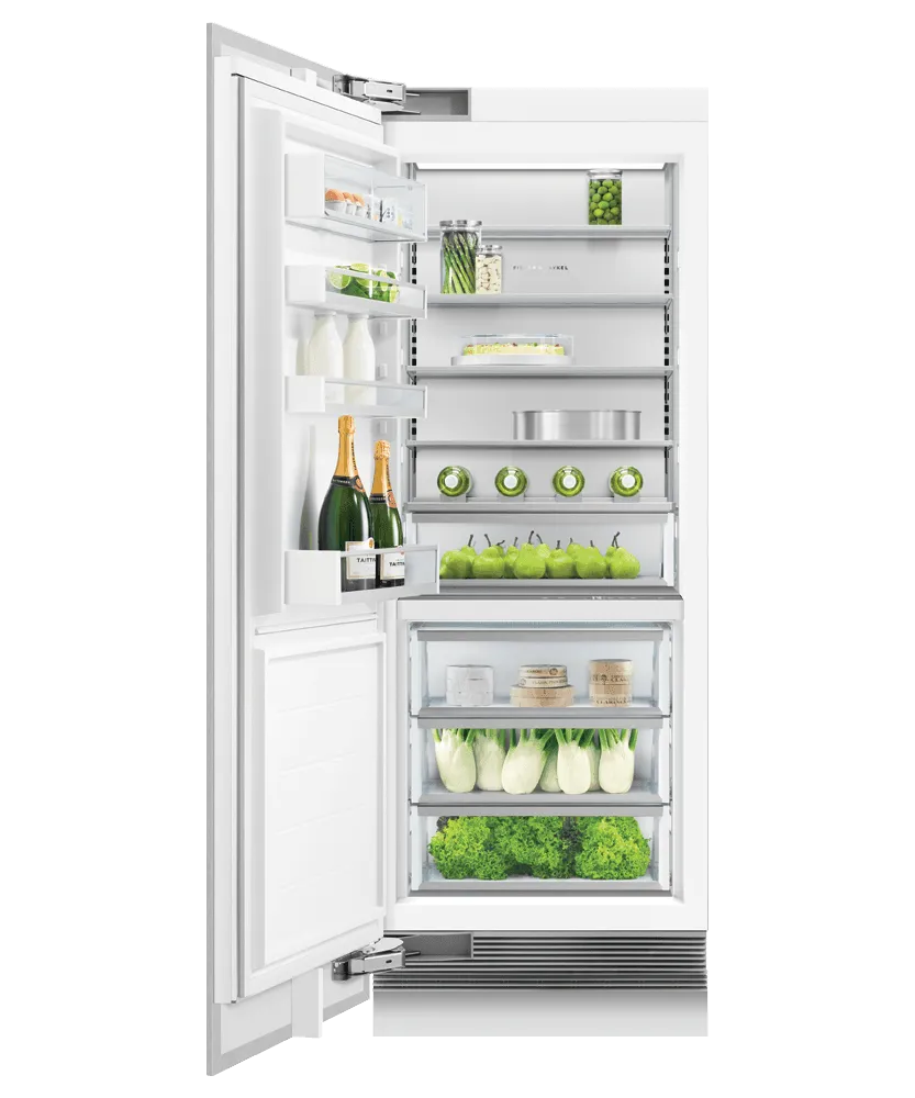 Fisher & Paykel RS3084SL1 Integrated Column Refrigerator, 30"