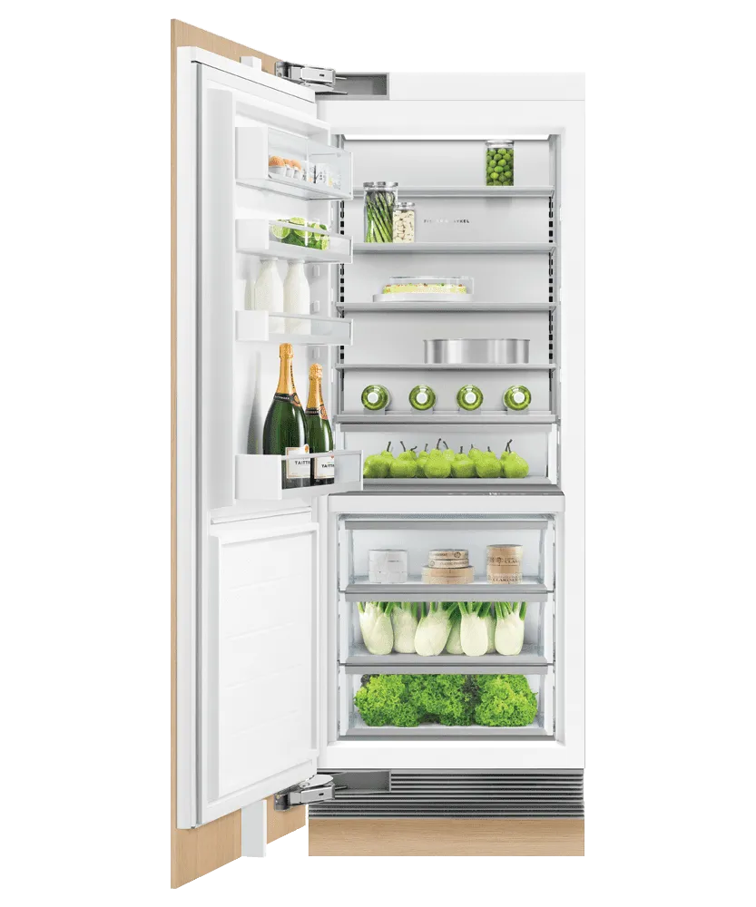 Fisher & Paykel RS3084SL1 Integrated Column Refrigerator, 30"