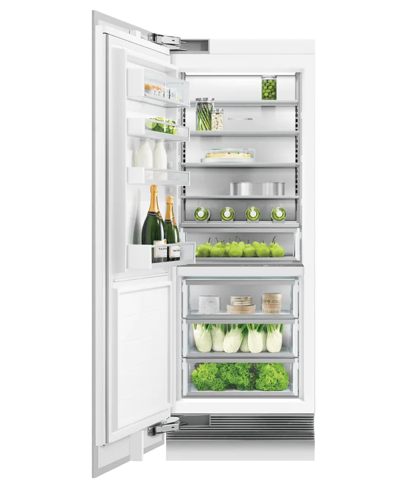 Fisher & Paykel RS3084SLK1 Integrated Column Refrigerator, 30"