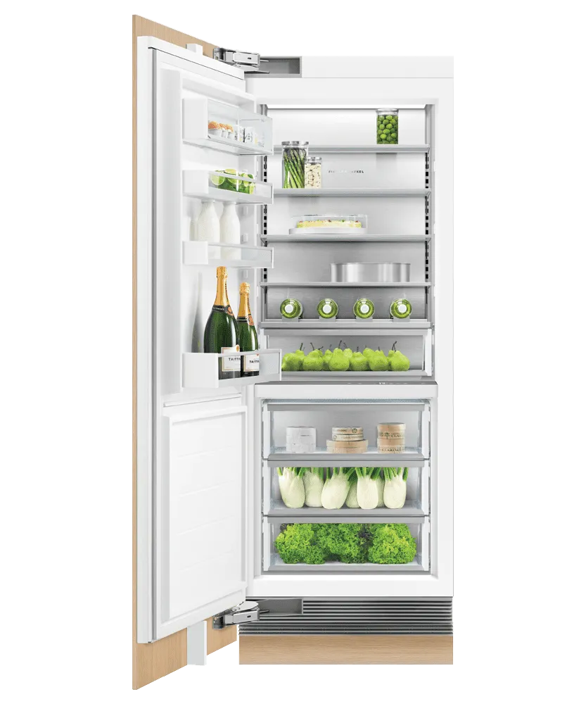 Fisher & Paykel RS3084SLK1 Integrated Column Refrigerator, 30"