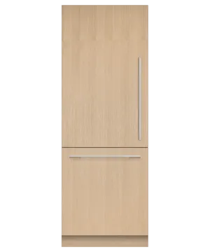 Fisher & Paykel RS3084WLU1 Integrated Refrigerator Freezer, 30", Ice & Water