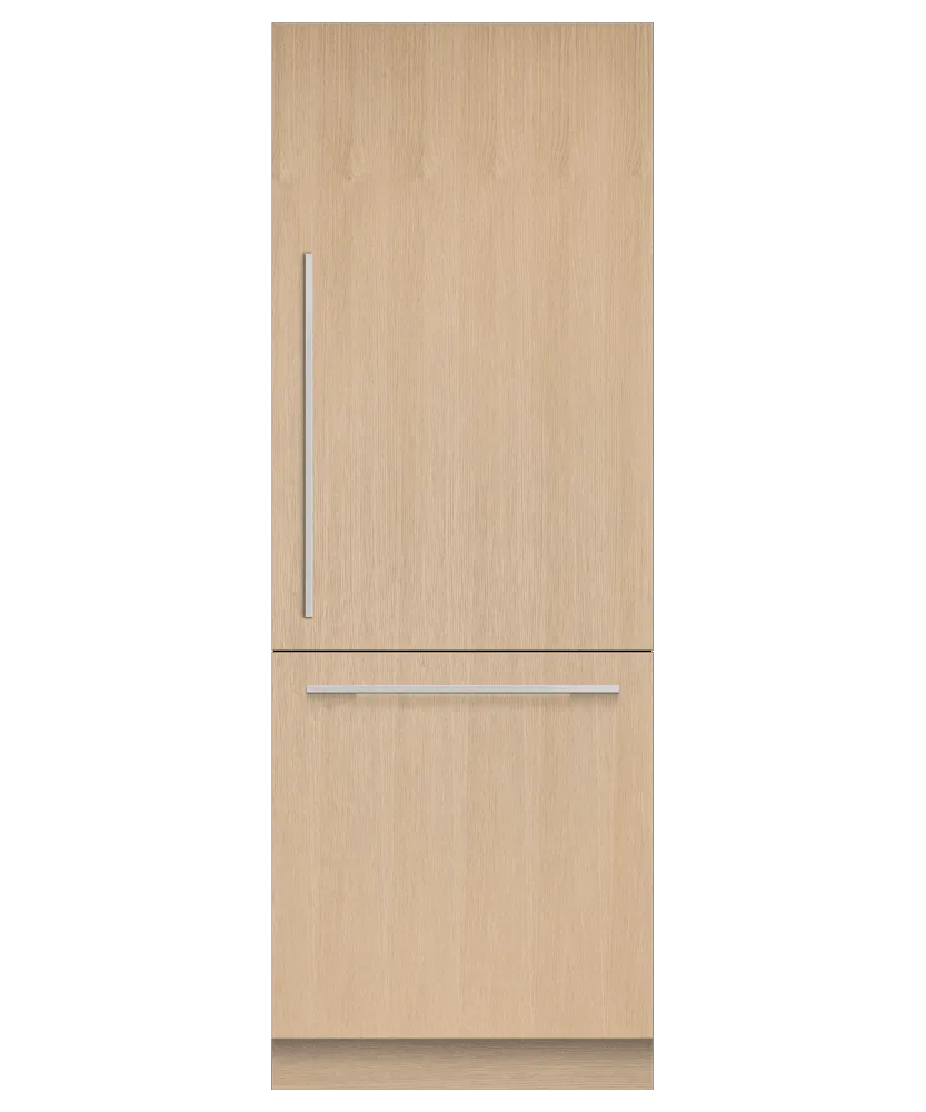 Fisher & Paykel RS3084WRU1 Integrated Refrigerator Freezer, 30", Ice & Water
