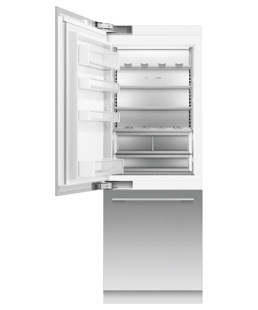 Fisher & Paykel RS3084WRUK1 Integrated Refrigerator Freezer, 30", Ice & Water