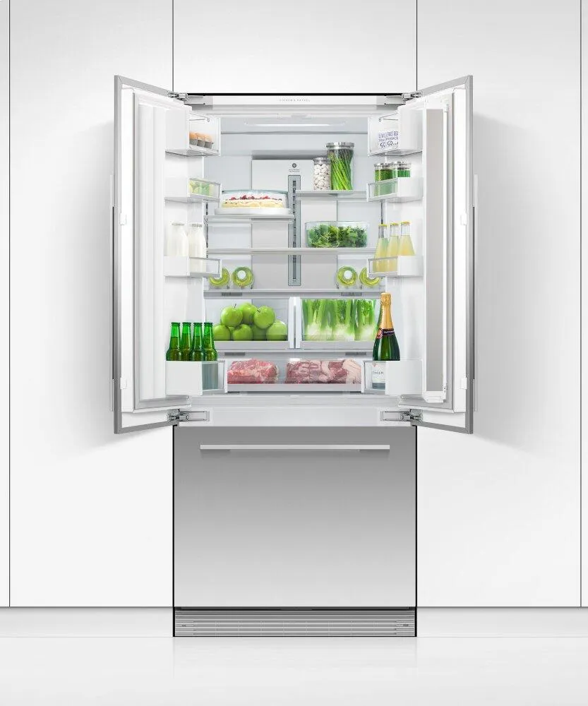 Fisher & Paykel RS32A72J1 Integrated French Door Refrigerator Freezer, 32", Ice