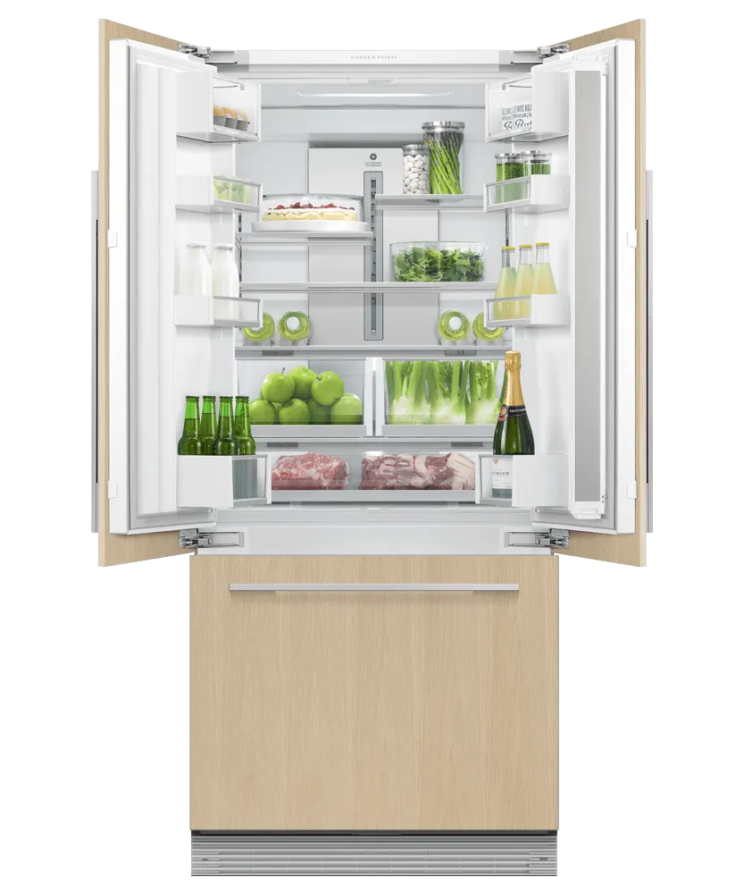 Fisher & Paykel RS32A72J1 Integrated French Door Refrigerator Freezer, 32", Ice