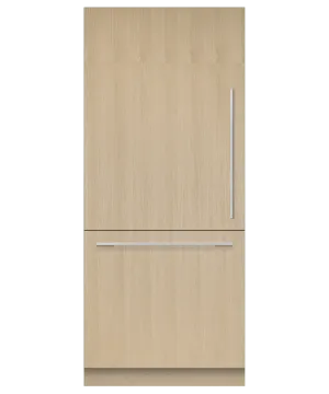 Fisher & Paykel RS3684WLUVK5 Integrated Refrigerator Freezer, 36", 19,2 Cu Ft, Ice & Water
