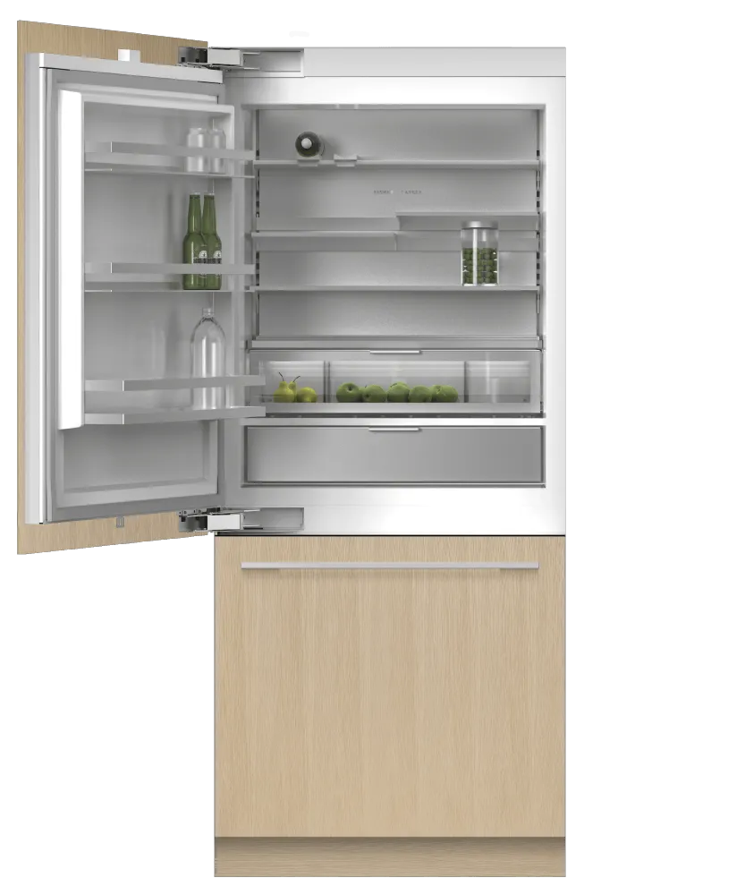 Fisher & Paykel RS3684WLUVK5 Integrated Refrigerator Freezer, 36", 19,2 Cu Ft, Ice & Water