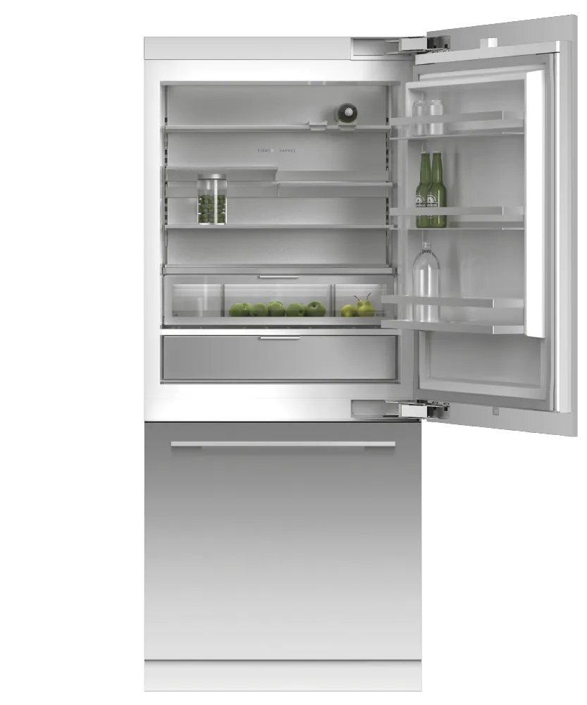 Fisher & Paykel RS3684WRUVE1 Integrated Refrigerator Freezer, 36", 19,2 Cu Ft, Ice & Water