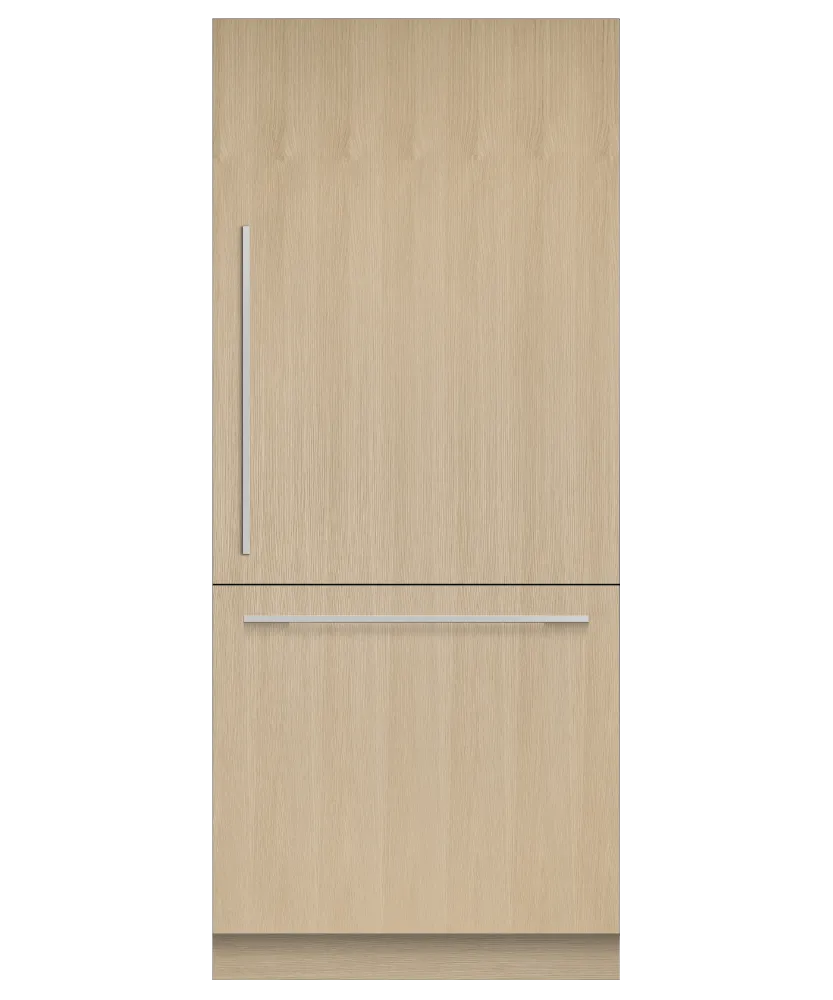 Fisher & Paykel RS3684WRUVE1 Integrated Refrigerator Freezer, 36", 19,2 Cu Ft, Ice & Water