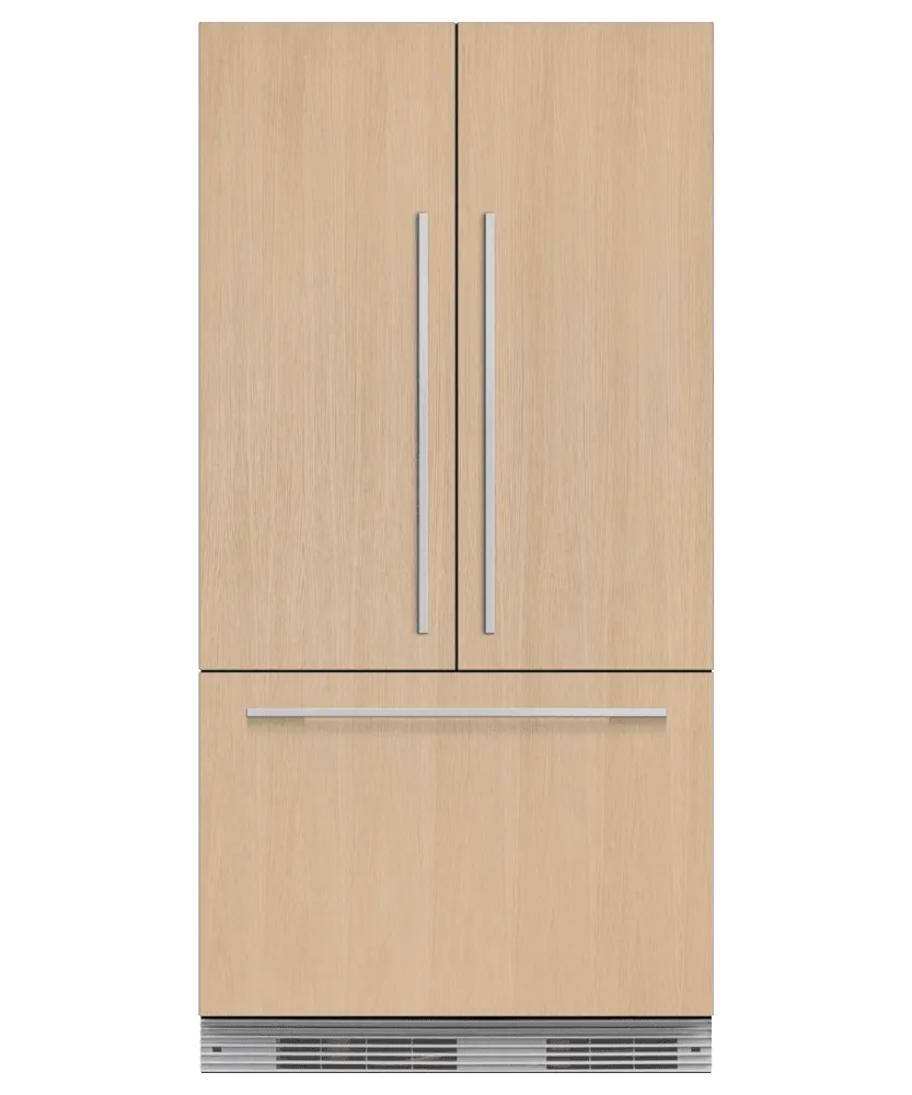 Fisher & Paykel RS36A72J1N Integrated French Door Refrigerator Freezer, 36", Ice