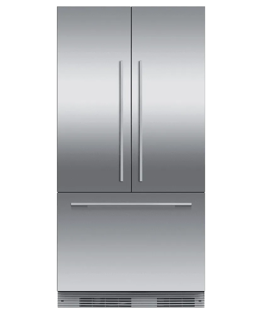 Fisher & Paykel RS36A72J1N Integrated French Door Refrigerator Freezer, 36", Ice