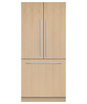 Fisher & Paykel RS36A80J1N Integrated French Door Refrigerator Freezer, 36", Ice