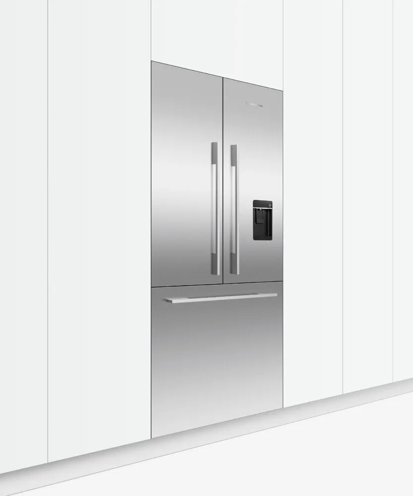 Fisher & Paykel RS36A80U1N Integrated French Door Refrigerator Freezer, 36", Ice & Water