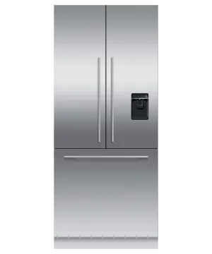 Fisher & Paykel RS36A80U1N Integrated French Door Refrigerator Freezer, 36", Ice & Water