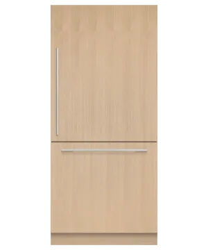 Fisher & Paykel RS36W80RJ1N Integrated Refrigerator Freezer, 36", Ice