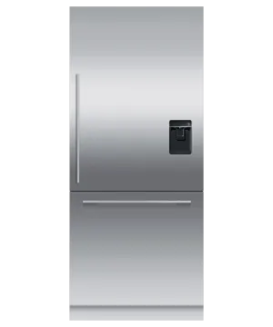 Fisher & Paykel RS36W80RU1N Integrated Refrigerator Freezer, 36", Ice & Water