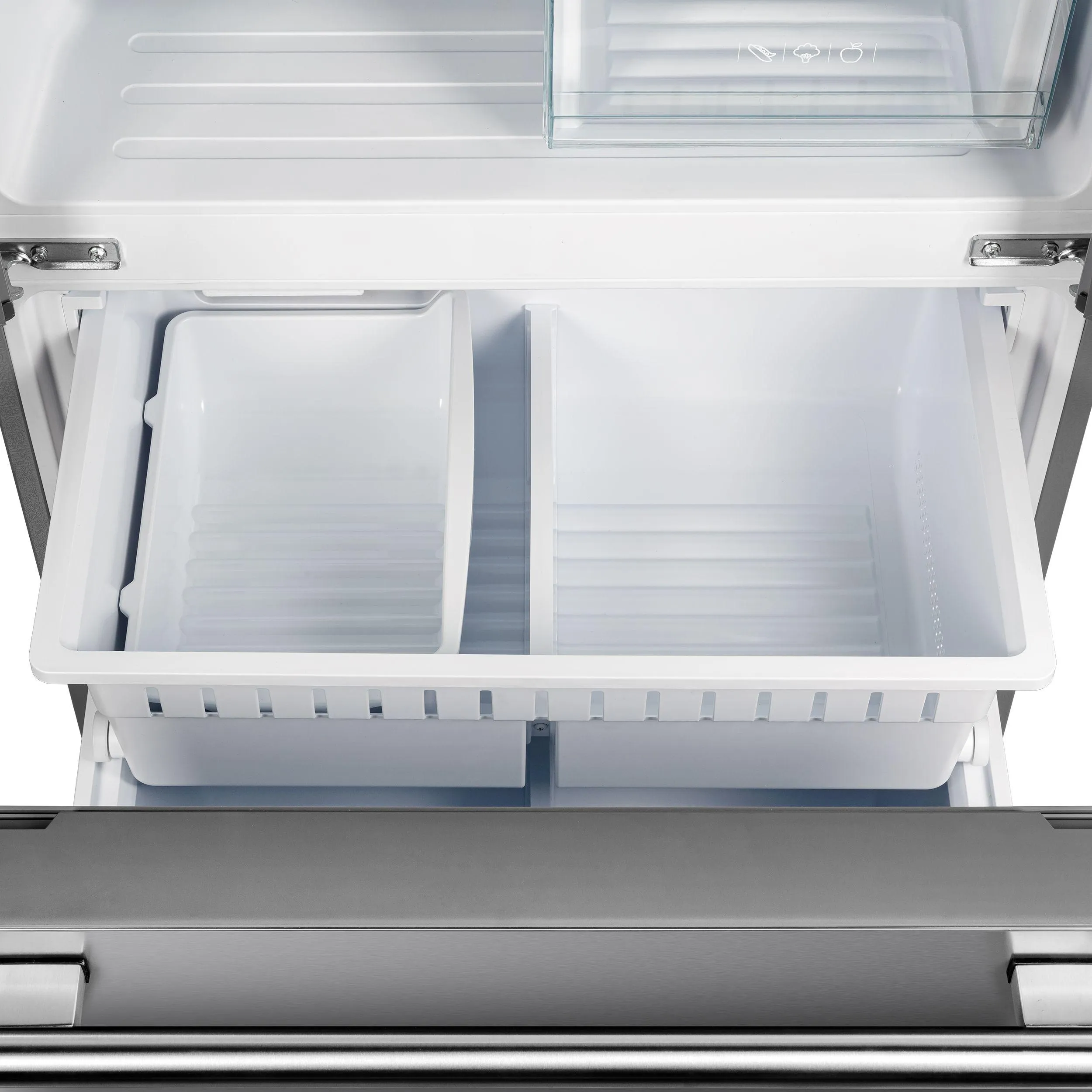 Forno FFFFD197435SG No Frost Refridgerator With Grill 35" French Door 17.5Cf. Vcm Stainless Steel With Ice Maker