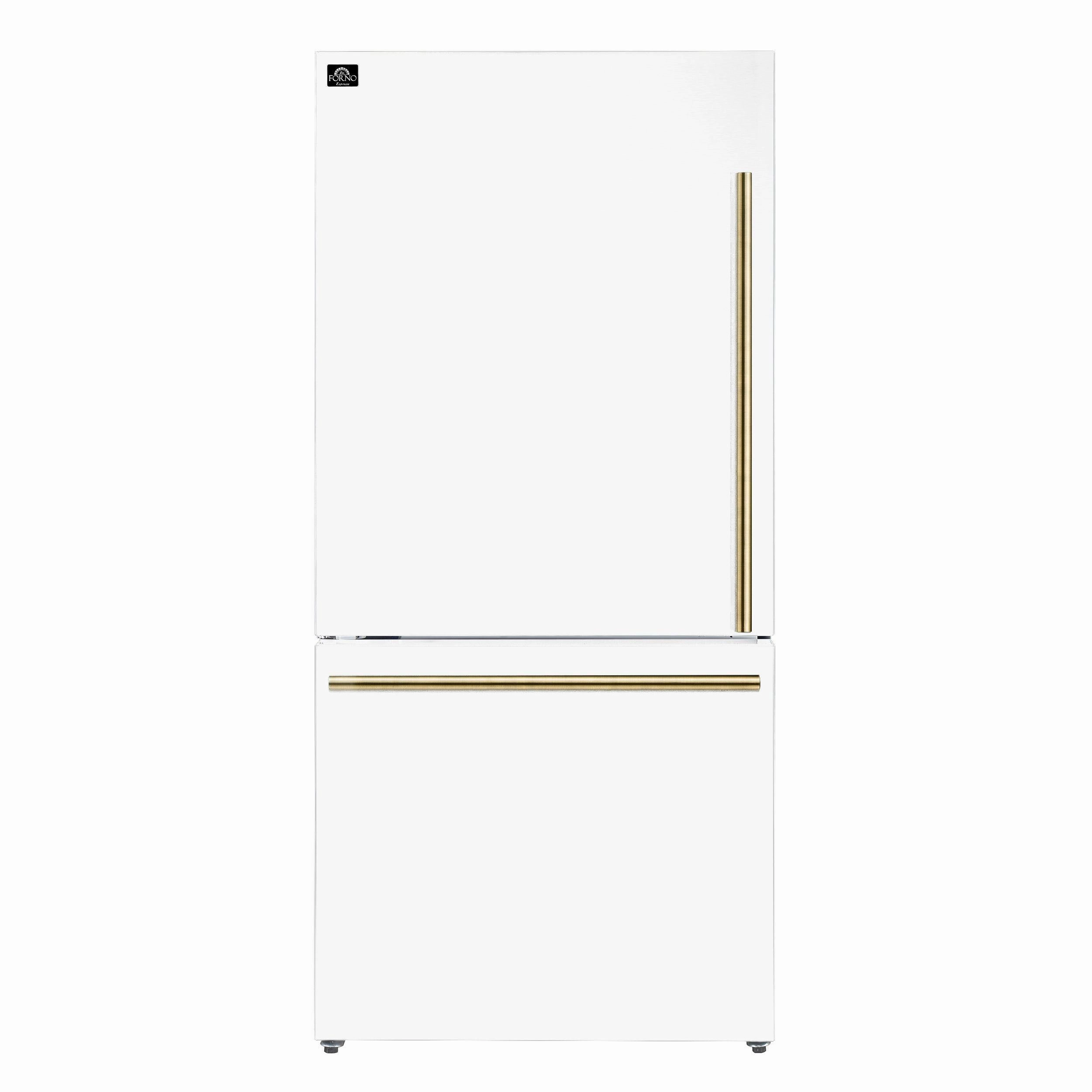 Forno FFFFD178631WHT Milano 31-Inch White With Ice Maker