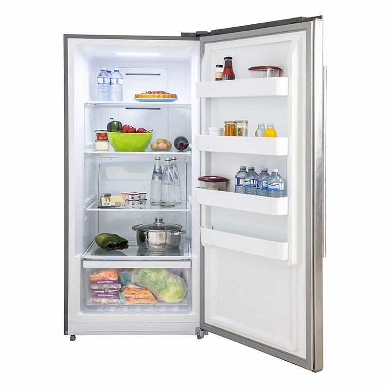 Forno FFFFD193332RS Forno Rizzuto 28" Right Hand Swing Open 13.8 Cu.Ft. Stainless Steel Dual Zone Refrigerator/Freezer