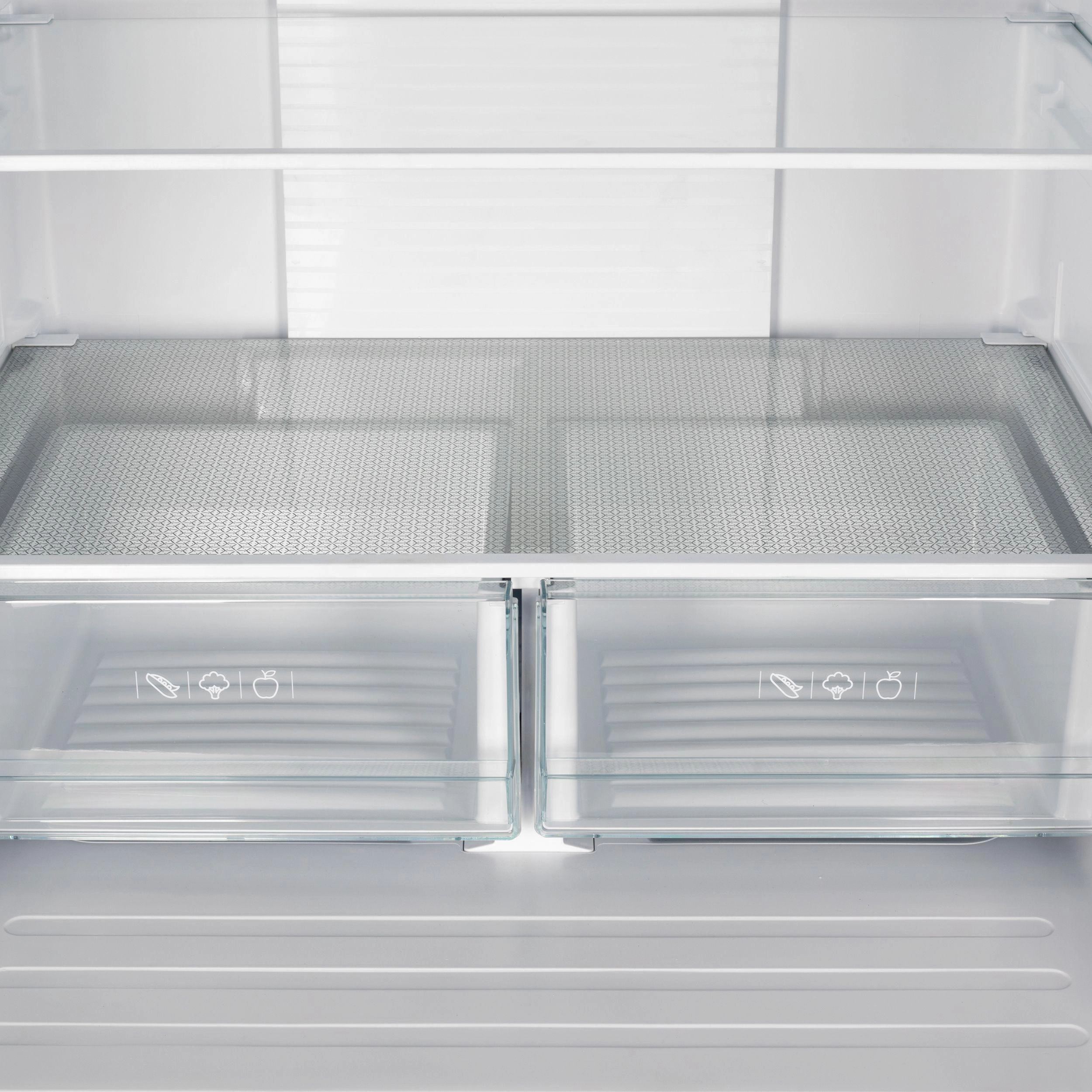 Forno FFFFD197431SB No Frost Refridgerator 31" French Door 17.5Cf. Vcm Stainless Steel With Ice Maker
