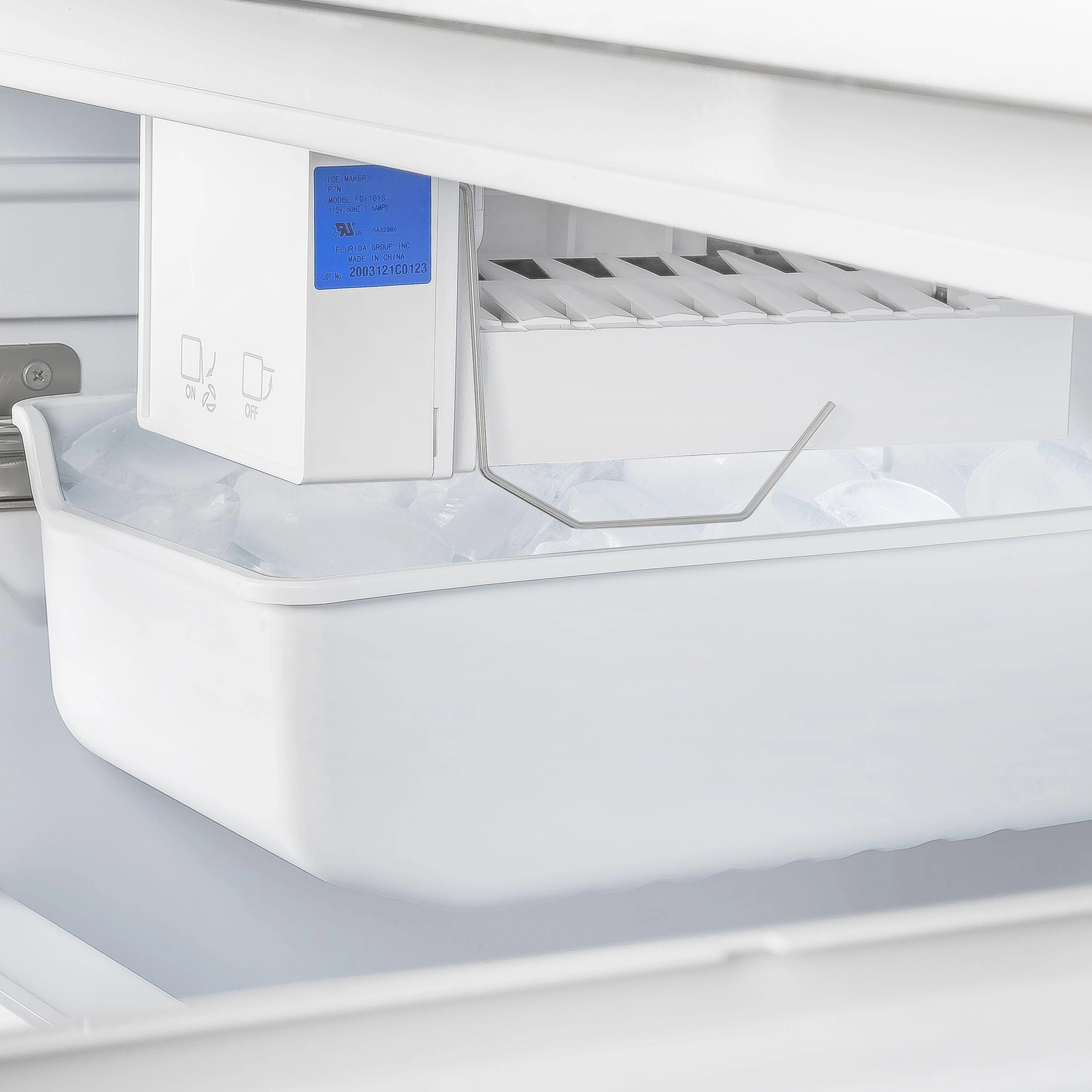 Forno FFFFD197431SB No Frost Refridgerator 31" French Door 17.5Cf. Vcm Stainless Steel With Ice Maker