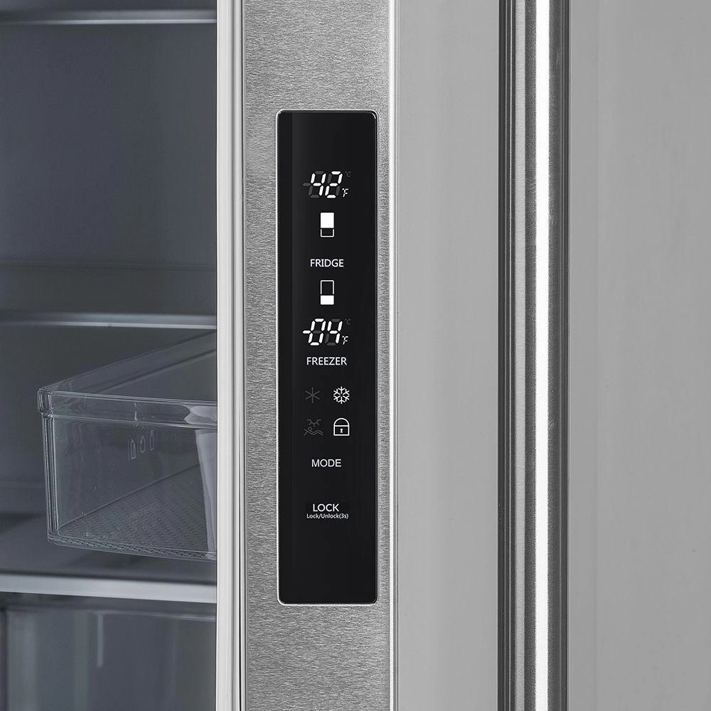 Forno FFRBI182040SG Forno Moena 36" French Door 19.2 Cu.Ft. Stainless Steel Refrigerator With Grill Trim
