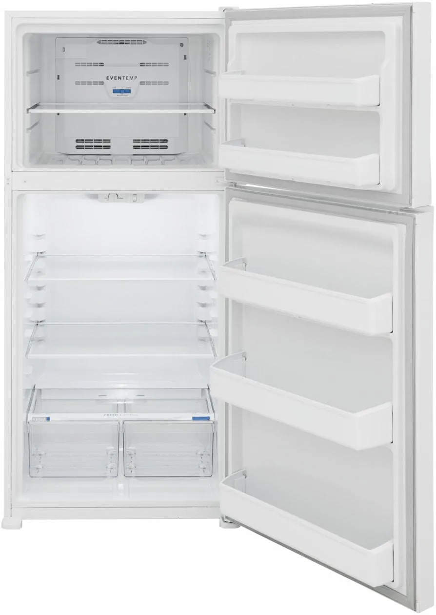 Frigidaire FFHT2022AW Frigidaire 20.0 Cu. Ft. Top Freezer Refrigerator
