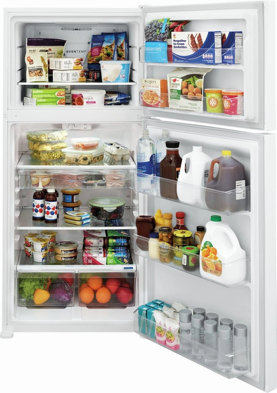 Frigidaire FFTR2045VW Frigidaire 20.0 Cu. Ft. Top Freezer Refrigerator