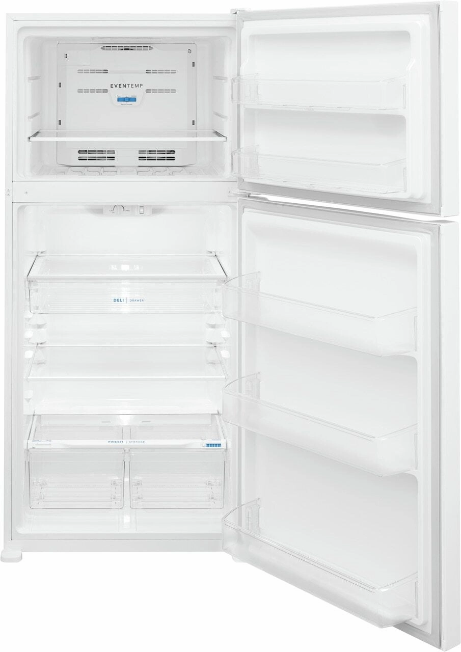 Frigidaire FFTR2045VW Frigidaire 20.0 Cu. Ft. Top Freezer Refrigerator