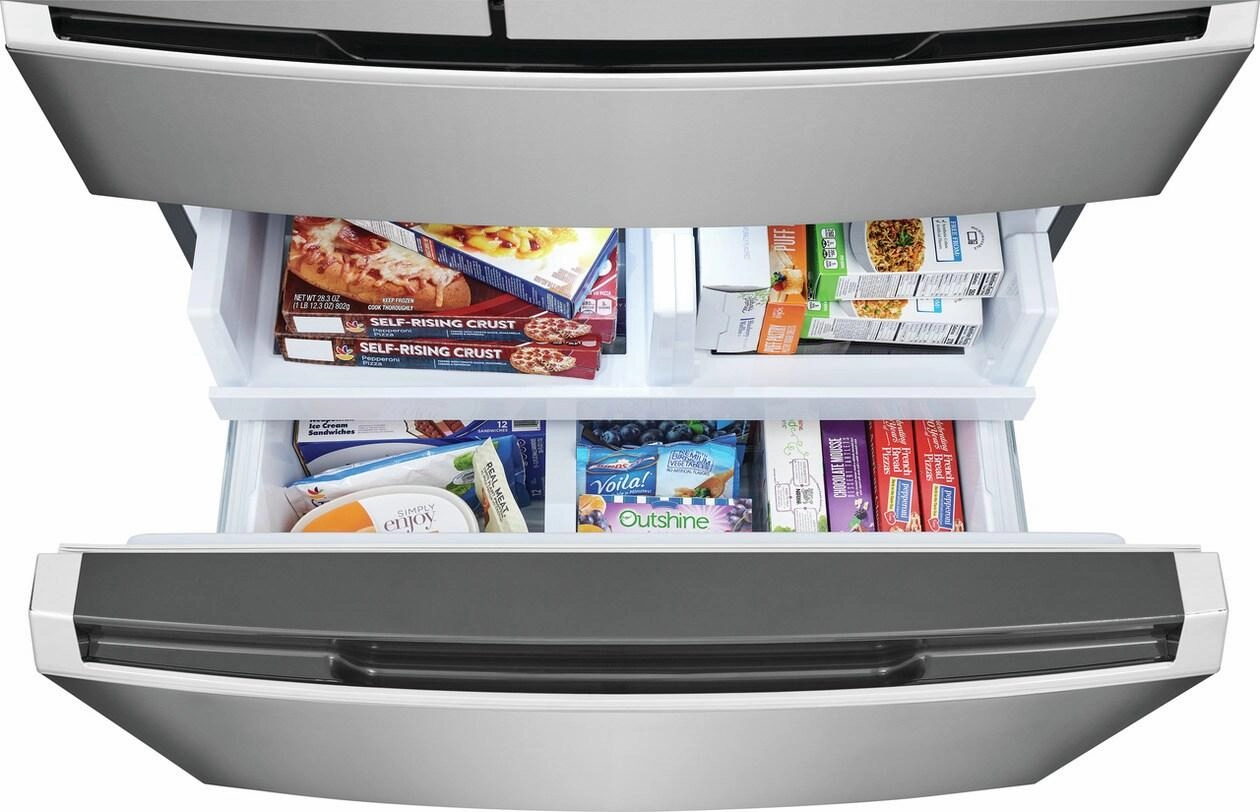 Frigidaire GRMS2773AF Frigidaire Gallery 26.3 Cu. Ft. Standard-Depth 4-Door French Door Refrigerator