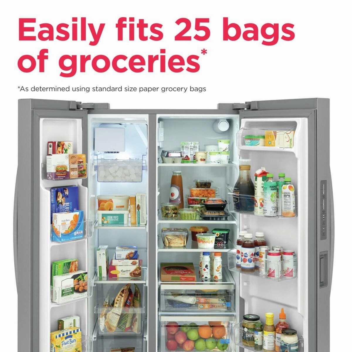 Frigidaire GRSN2620AF Frigidaire Gallery 26 Cu. Ft. 36" Standard Depth Side By Side Refrigerator
