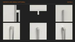 Fulgor Milano F4HKDIST30BM Distinto Handle Kit