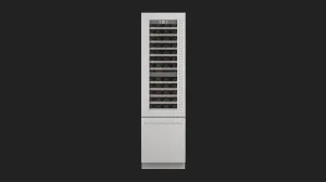 Fulgor Milano F7IBW24O2L 24" Overlay Built-In Wine Cellar - Left Door