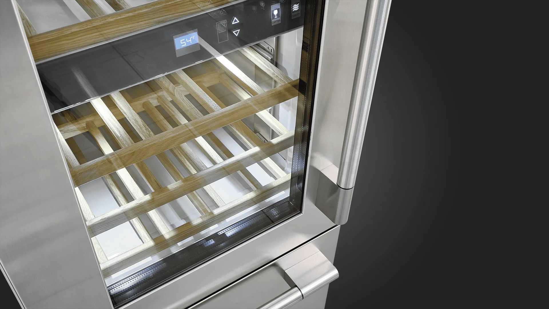 Fulgor Milano F7PBW24S2L 24" Pro Wine Cellar - Left Hinge