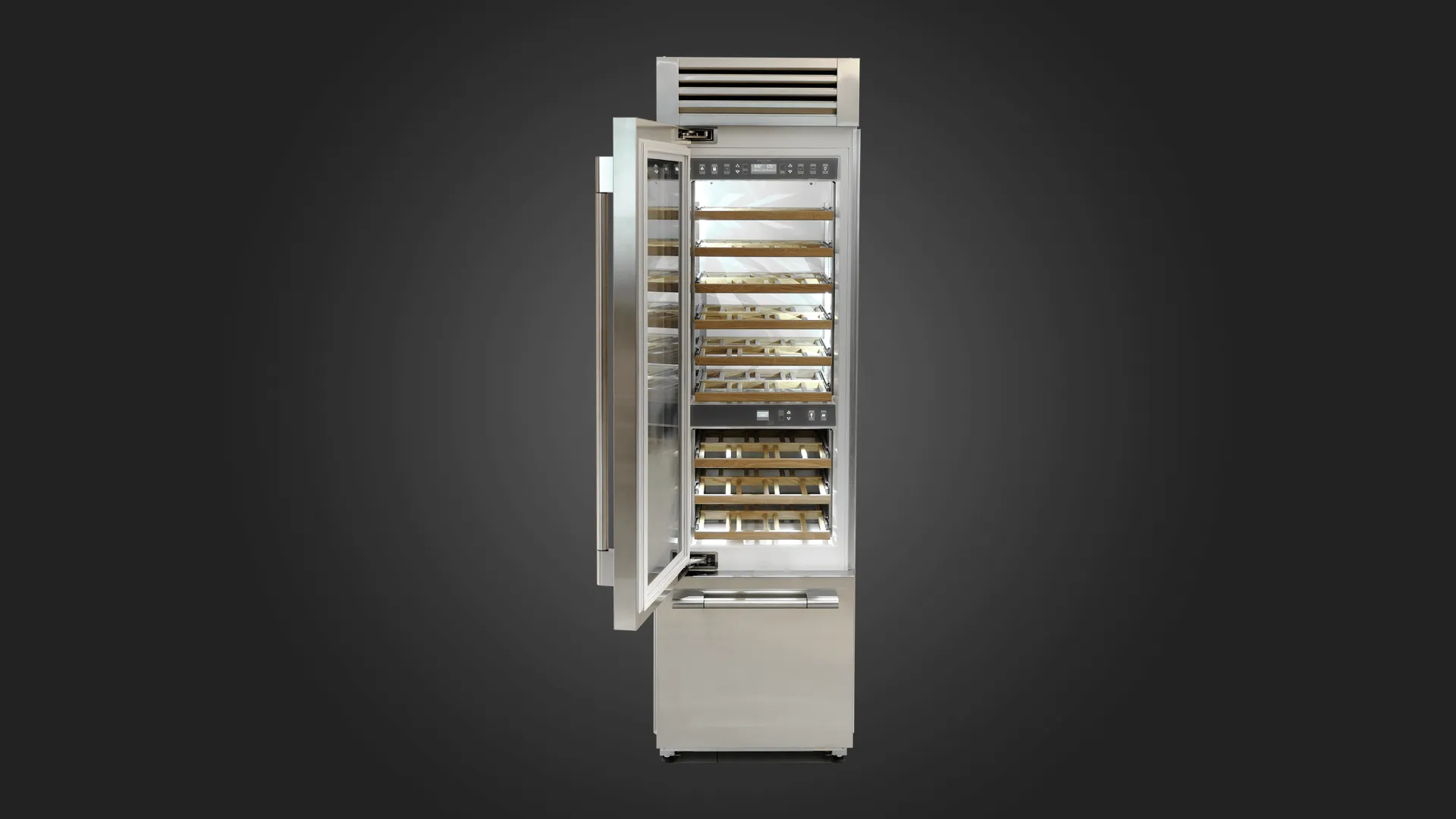 Fulgor Milano F7PBW24S2L 24" Pro Wine Cellar - Left Hinge