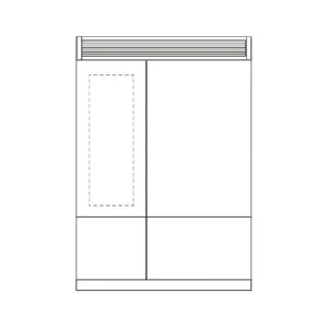 Fulgor Milano REFSBSPRO60 36" Pro Fridge And 24" Pro Wine Cellar Installation Kit