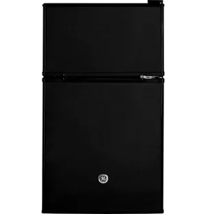 Ge Appliances GDE03GGKBB Ge Double-Door Compact Refrigerator