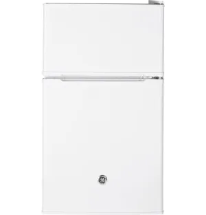 Ge Appliances GDE03GGKWW Ge Double-Door Compact Refrigerator