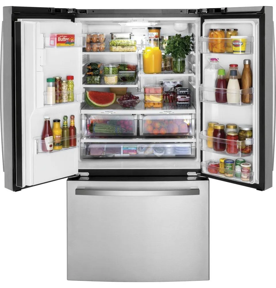 Ge Appliances GFE26JYMFS Ge Energy Star 25.6 Cu. Ft. Fingerprint Resistant French-Door Refrigerator