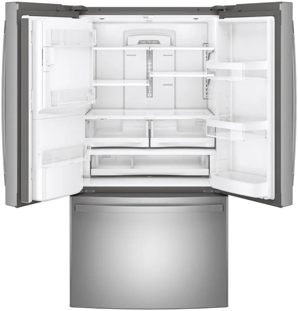 Ge Appliances GFE28GYNFS Ge Energy Star 27.7 Cu. Ft. Fingerprint Resistant French-Door Refrigerator