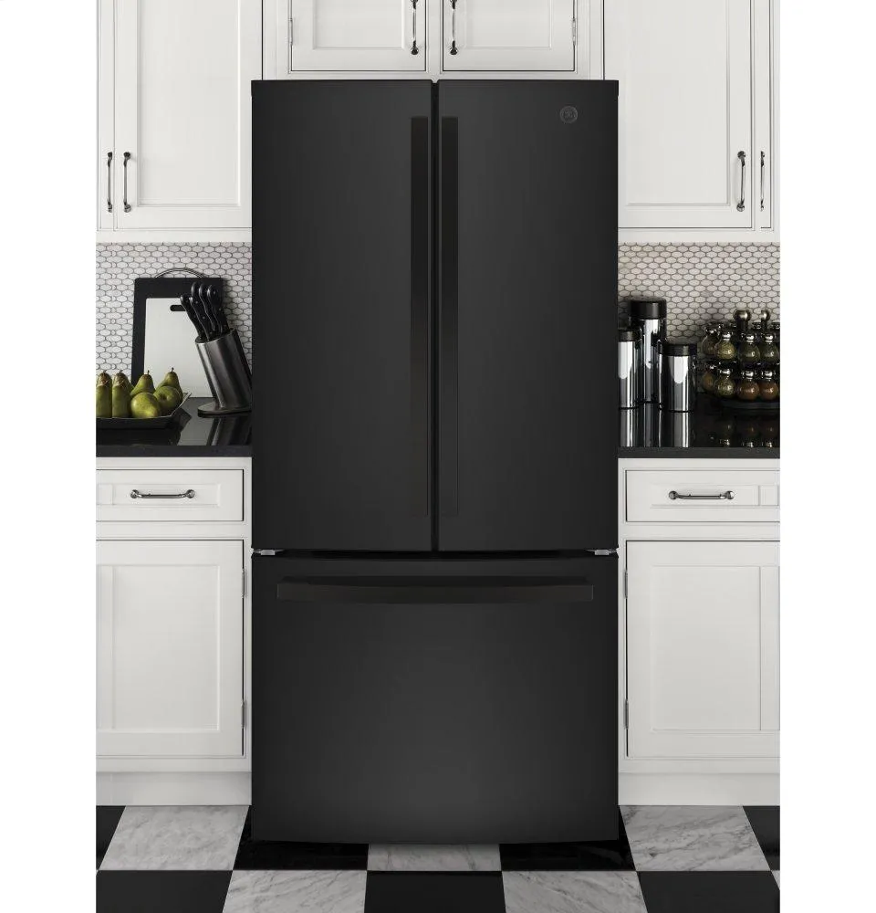 Ge Appliances GNE25JGKBB Ge Energy Star 24.7 Cu. Ft. French-Door Refrigerator